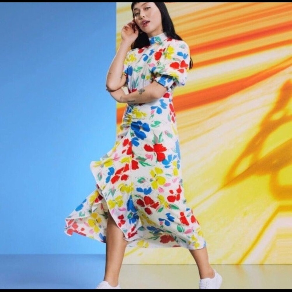Rixo for Target Dress Size 14 White Floral